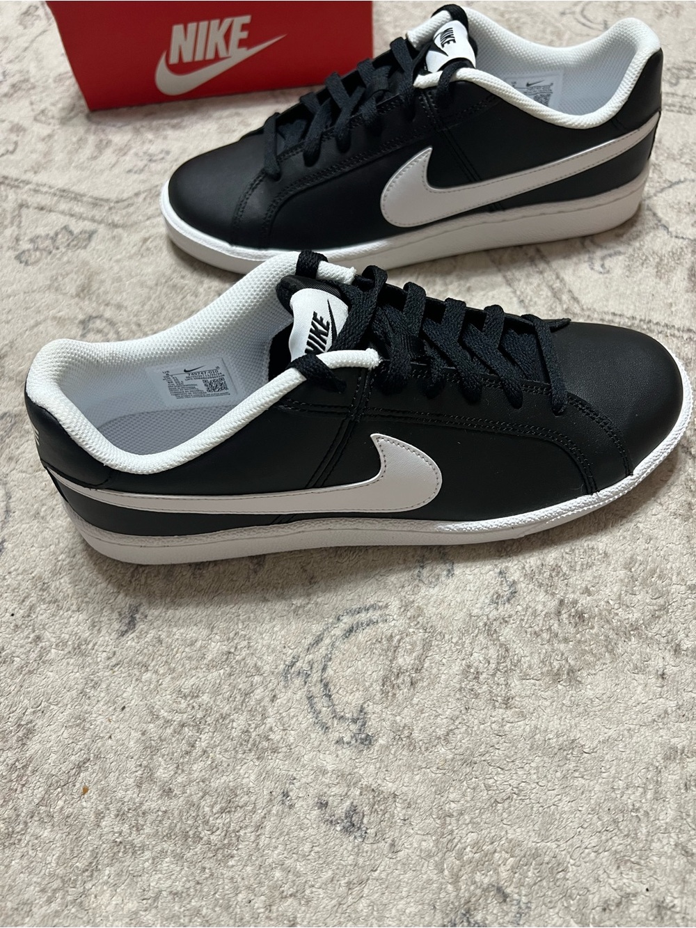 Nike Court Royale Shoes White Black
